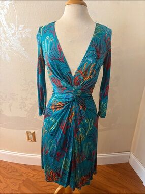 issa london blue wrap dress | Dresses | Issa London Nwt Silk Swing Select Shoe Size:41 machine washable dress Xscape Women's Velvet Asymmetrical